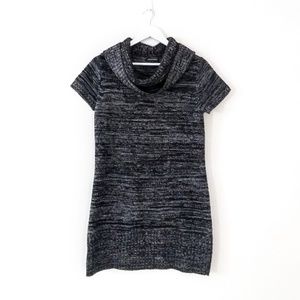 Notations size S metallic oversized tunic sweater